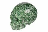 Realistic, Polished Hamine Jasper Skull #116524-1